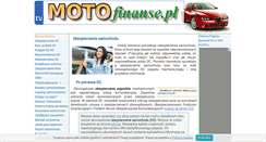Desktop Screenshot of motofinanse.pl